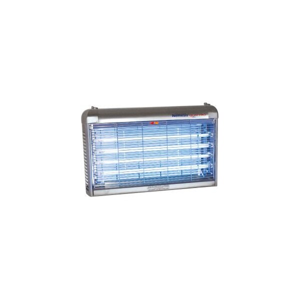 PestWest Nemesis Quattro Energy Efficient Fly Killer - Stainless Steel